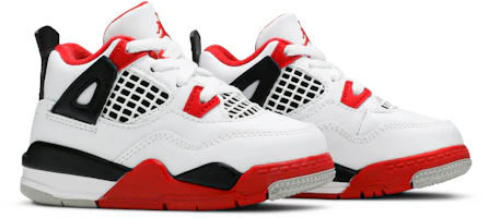 Cheap (幼童)Air Jordan 4 Retro OG 'Fire Red' 2020 BQ7670-160