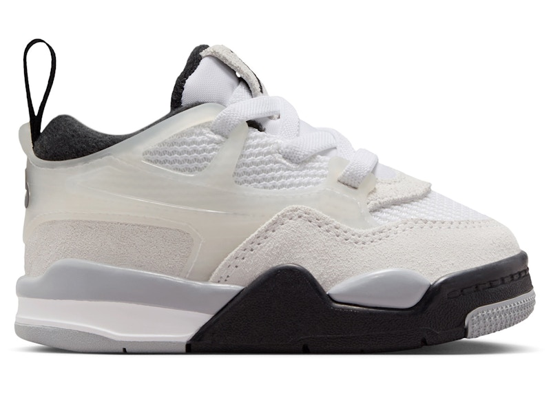 (Toddler) Air Jordan 4 RM White Light Smoke Grey Black FQ7937-108