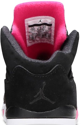 (Infant) Air Jordan 5 Retro 'Black Pink' 725172-029 Sizing (Infant) Air Jordan 5 Retro 'Black Pink' 725172-029