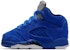 (TD) Air Jordan 5 Retro 'Blue Suede' Biru Suede. 440890-401