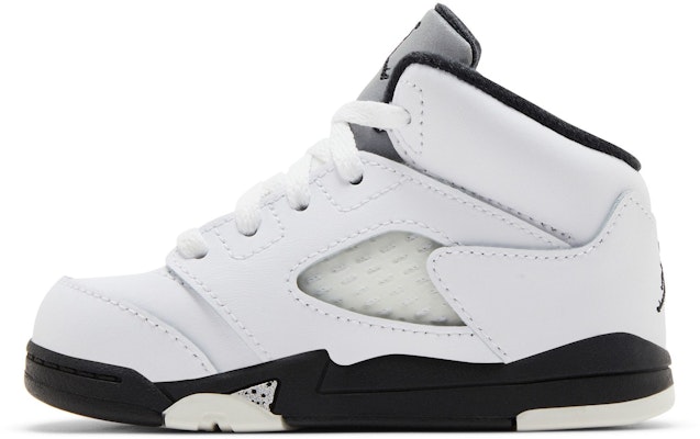 (TD) Air Jordan 5 Retro 'Blanco Negro' 440890-110 Lookbook (TD) Air Jordan 5 Retro 'Blanco Negro' 440890-110