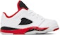 (TD) Air Jordan 5 Retro Low 'Fire Red' Merah Api 314340-101