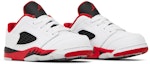 Cheap (TD) Air Jordan 5 Retro Low 'Fire Red' Merah Api 314340-101