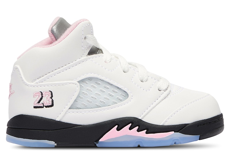 Buy (TD) Air Jordan 5 Retro Rosa Suave Mediano HQ7981-102