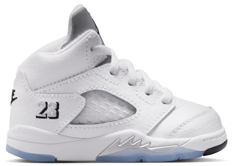 (Toddler) Air Jordan 5 Retro White Metallic (2026) HQ7981-103