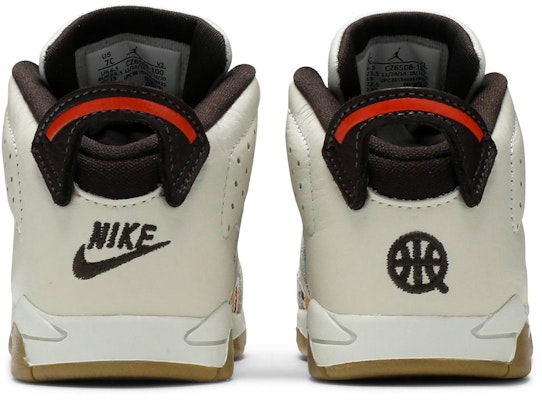 (TD) Air Jordan 6 Retro 'Quai 54 - Sail Gum' Lelaki Wanita Sneakers CZ6508-100 Details for (TD) Air Jordan 6 Retro 'Quai 54 - Sail Gum' Lelaki Wanita Sneakers CZ6508-100