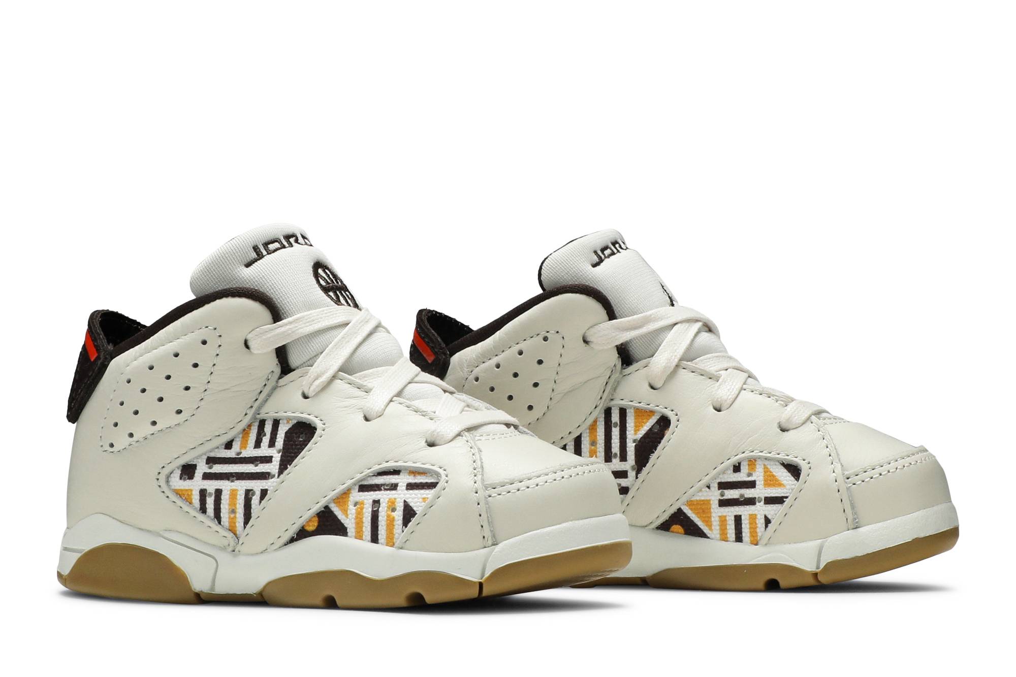 Cheap (TD) Air Jordan 6 Retro 'Quai 54 - Sail Gum' Putih Coklat Tanah CZ6508-100
