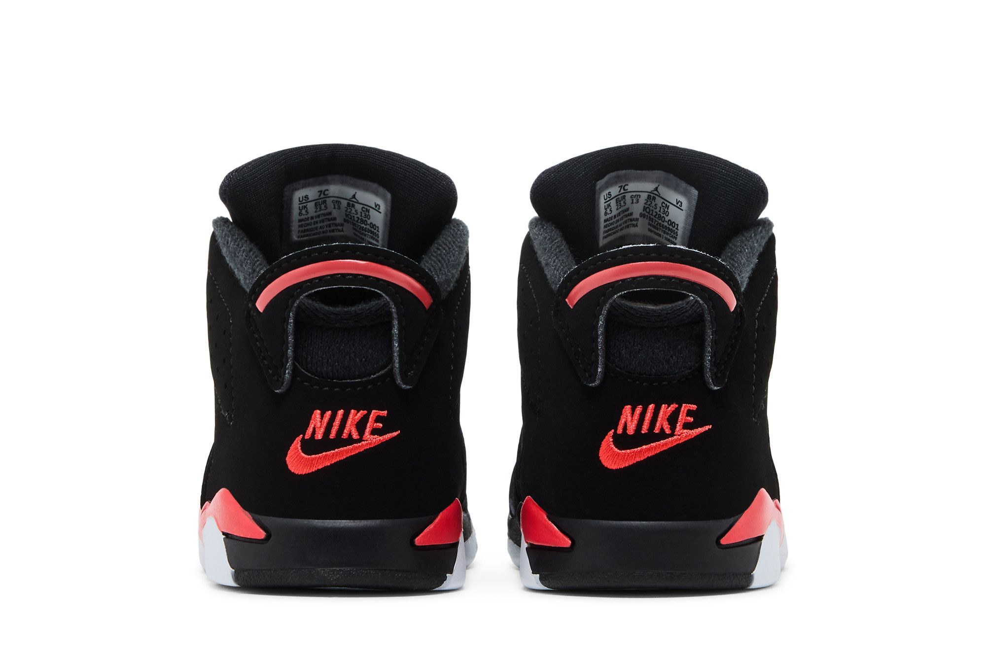 Details for (TD) Air Jordan 6 Retro ''Infrarrojo Inverso Salesman'' IQ1280-001