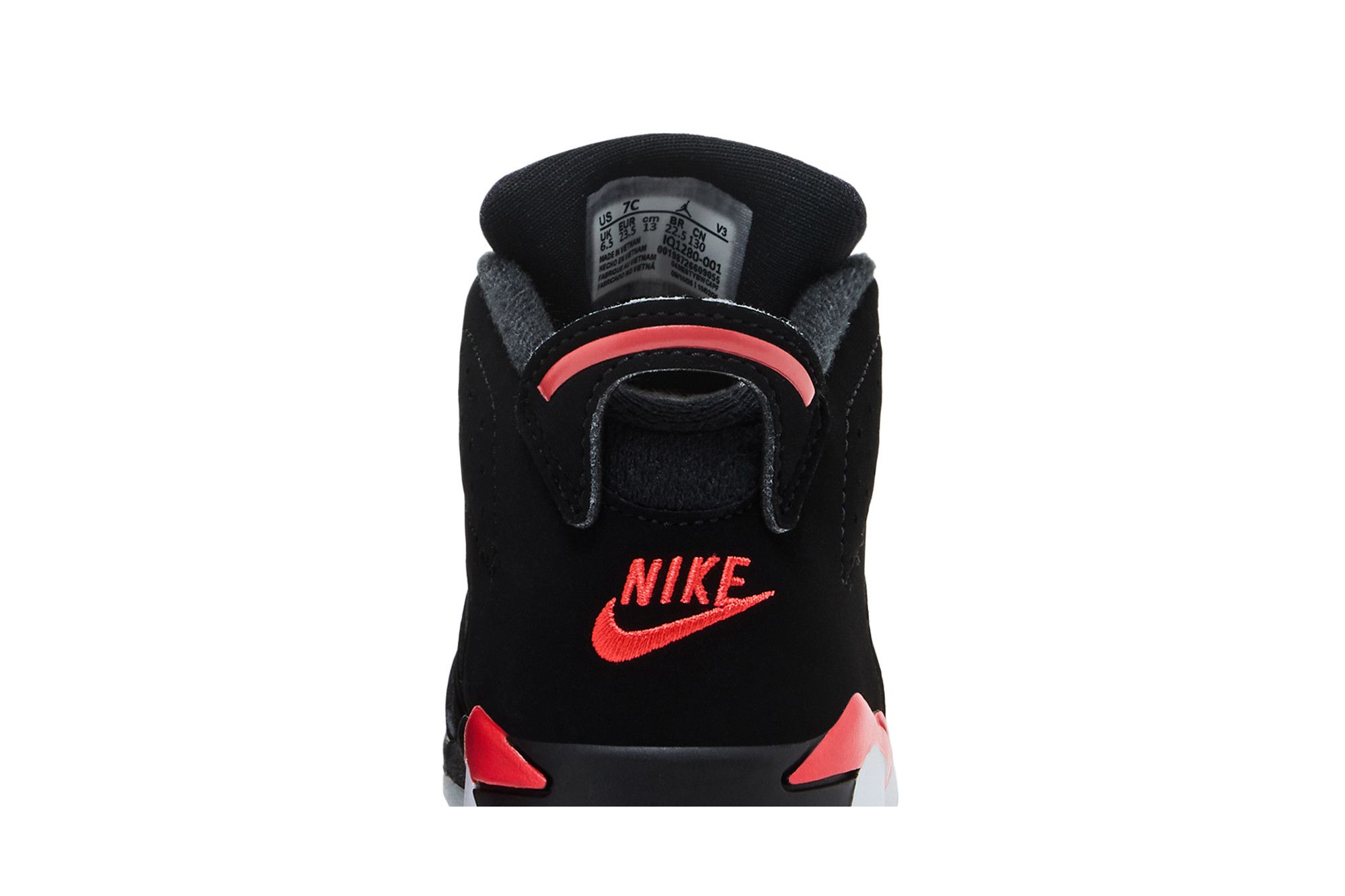 Sizing (TD) Air Jordan 6 Retro ''Infrarrojo Inverso Salesman'' IQ1280-001