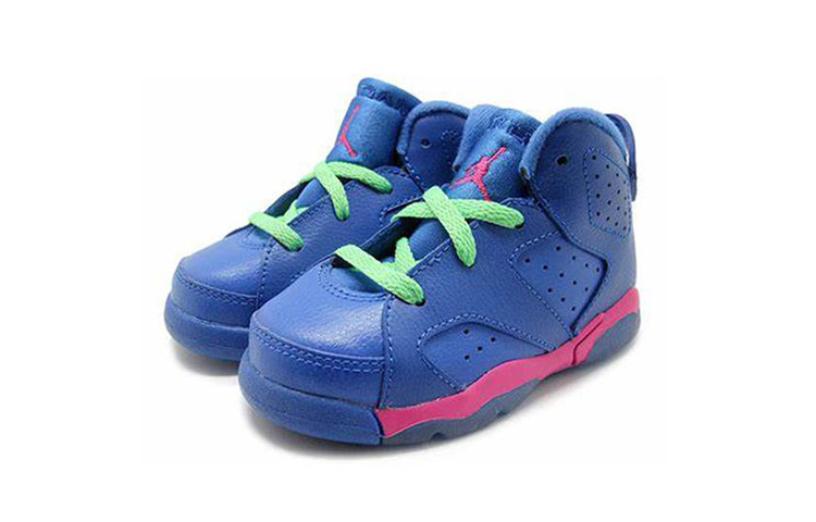 Lookbook (幼兒) Air Jordan 6 復刻 BT '皇家藍' 384667-439