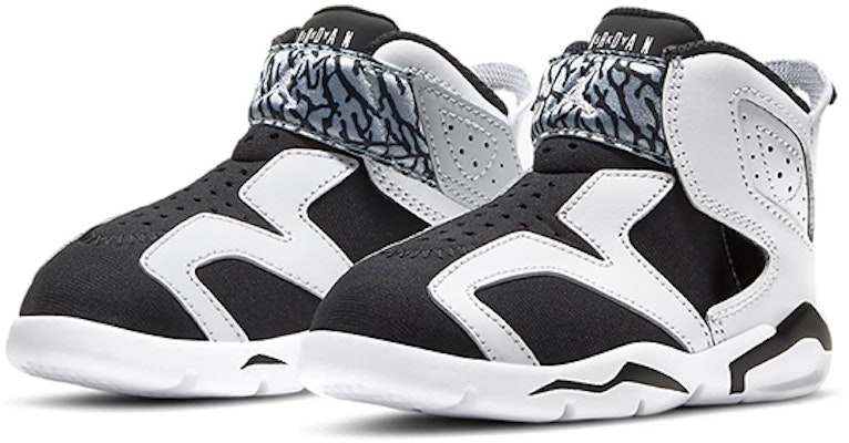 (TD) Air Jordan 6 Retro Little Flex Putih Hitam CT4417-100 Lookbook (TD) Air Jordan 6 Retro Little Flex Putih Hitam CT4417-100