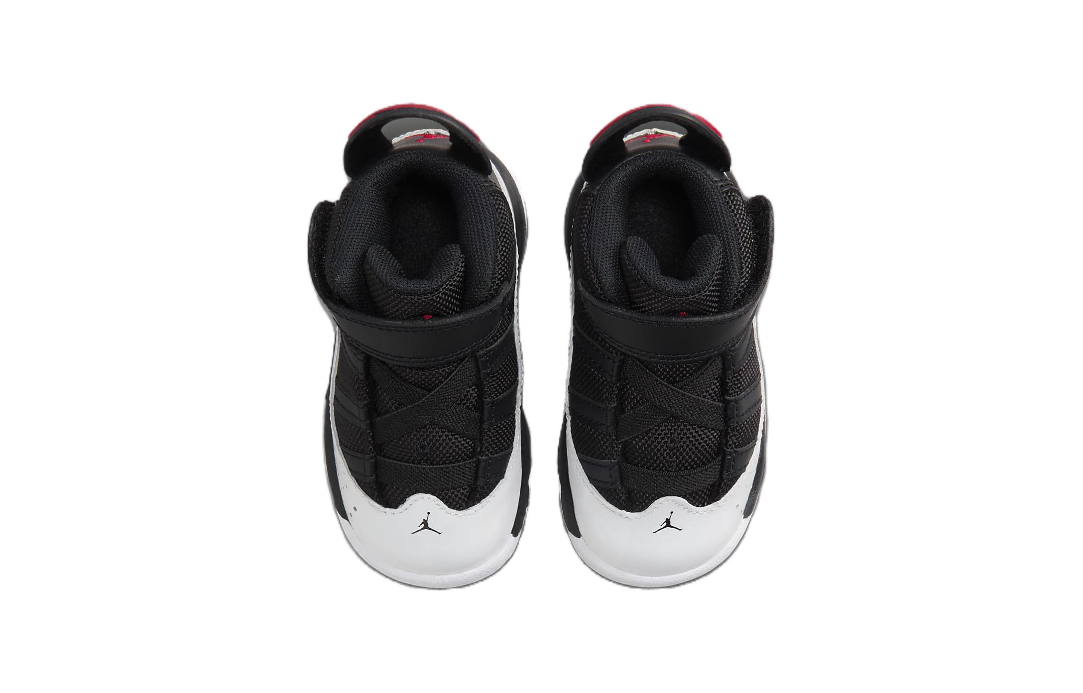 Lookbook (TD) Air Jordan 6 Rings 'Negro Blanco Rojo' 323420-067