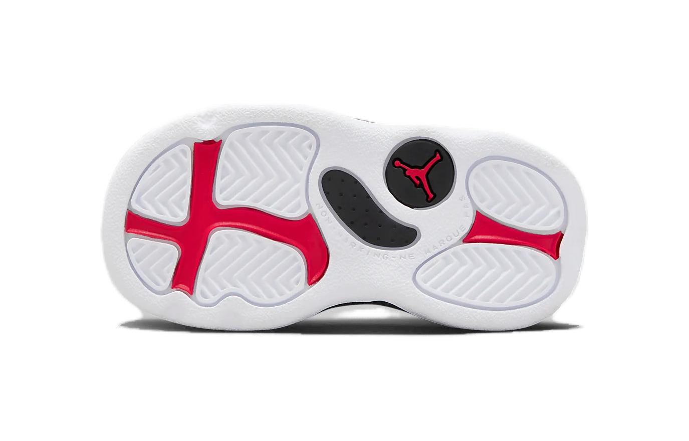 Shop (TD) Air Jordan 6 Rings 'Negro Blanco Rojo' 323420-067