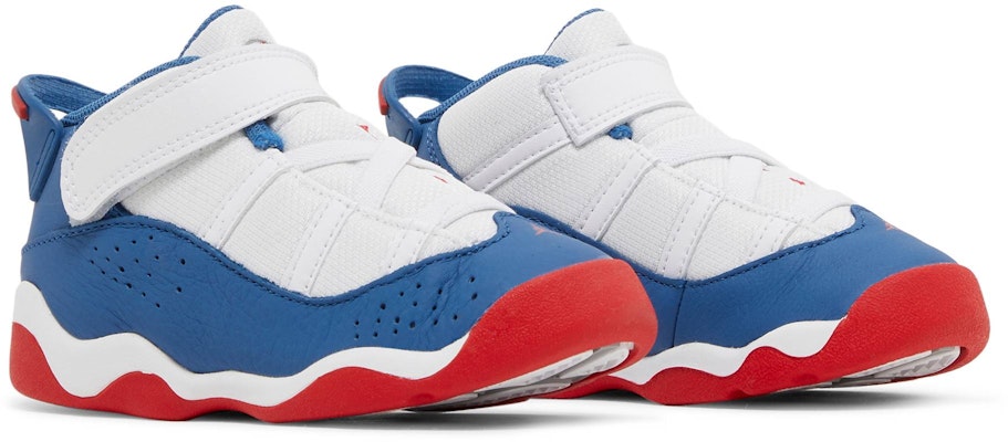 (TD) Air Jordan 6 Rings 'Blanco True Blue' 323420-140 Cheap (TD) Air Jordan 6 Rings 'Blanco True Blue' 323420-140