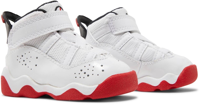 (Toddler) Air Jordan 6 Rings 'White University Red' 323420-160 Cheap (Toddler) Air Jordan 6 Rings 'White University Red' 323420-160