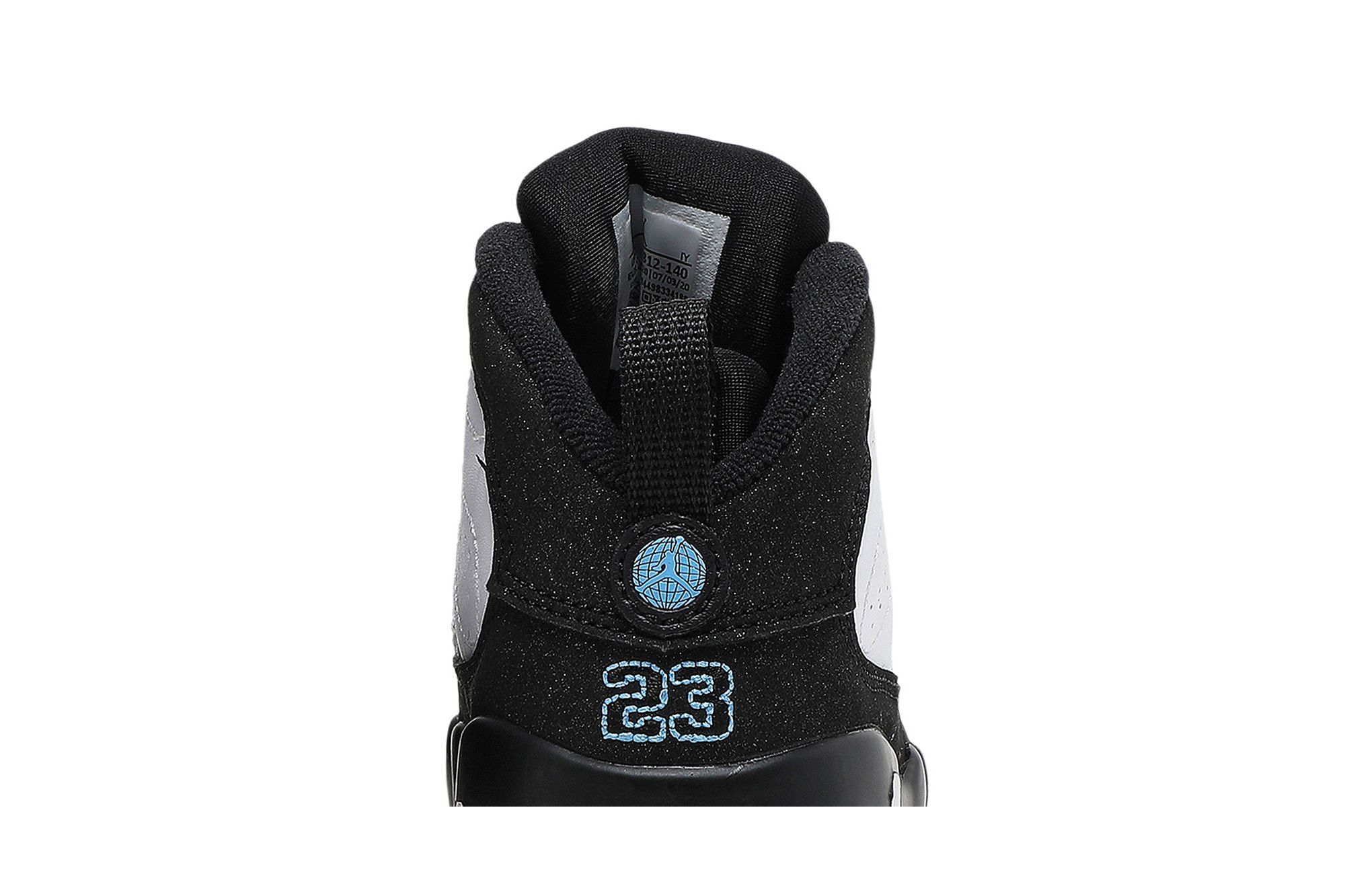 Sizing (TD) Air Jordan 9 Retro 'Biru Universitas' 401812-140