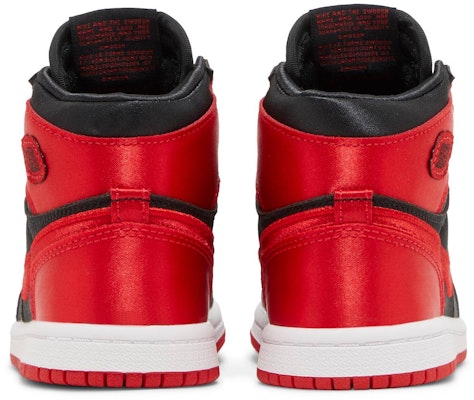 (TD) Air Jordan 1 Retro High OG 2023 'Satin Bred' FD5305-061 Details for (TD) Air Jordan 1 Retro High OG 2023 'Satin Bred' FD5305-061