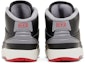 Details for (TD) Air Jordan 2 Retro 'Black Cement' Lelaki Kasut Hitam Kelabu Stylish DQ8563-001