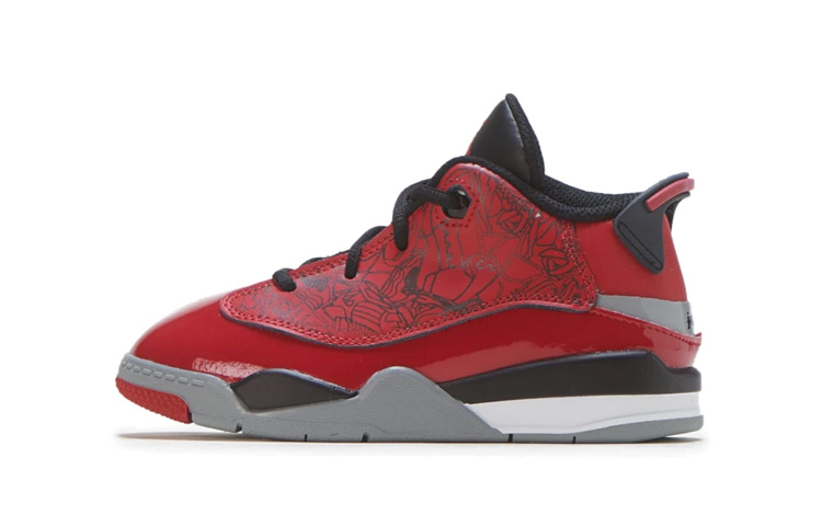 Buy (TD) 에어 조던 덥 제로 '레드 블랙 그레이' 311072-600