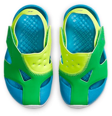 (Toddler) Air Jordan Flare Blue Green Sandals 'Blue Green' CI7850-300 Shop (Toddler) Air Jordan Flare Blue Green Sandals 'Blue Green' CI7850-300