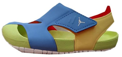 (Toddler) Air Jordan Flare 'Blue Green Yellow' CI7850-400 (Toddler) Air Jordan Flare 'Blue Green Yellow' CI7850-400