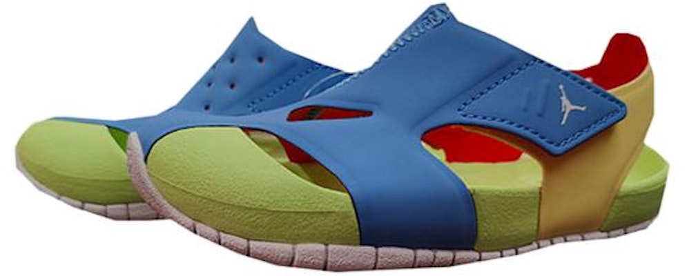 (TD) Air Jordan Flare 'Biru Hijau Kuning'. CI7850-400 Lookbook (TD) Air Jordan Flare 'Biru Hijau Kuning'. CI7850-400