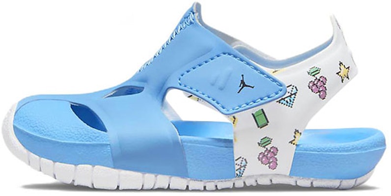 (Toddler) Air Jordan Flare 'University Blue Poison Lemon Yellow White' DM8972-417 Buy (Toddler) Air Jordan Flare 'University Blue Poison Lemon Yellow White' DM8972-417