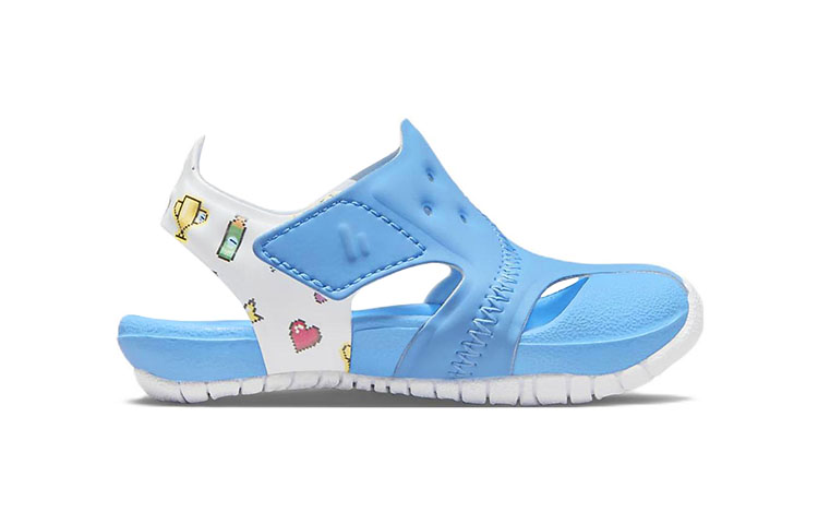 Order (TD) Air Jordan Flare ''Bleu Université Jaune Citron Blanc'' DM8972-417
