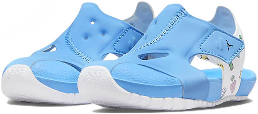(TD) Air Jordan Flare ''Bleu Université Jaune Citron Blanc'' DM8972-417 Lookbook (TD) Air Jordan Flare ''Bleu Université Jaune Citron Blanc'' DM8972-417