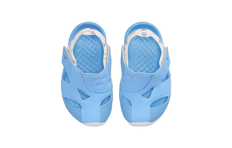 Shop (TD) Air Jordan Flare ''Bleu Université Jaune Citron Blanc'' DM8972-417