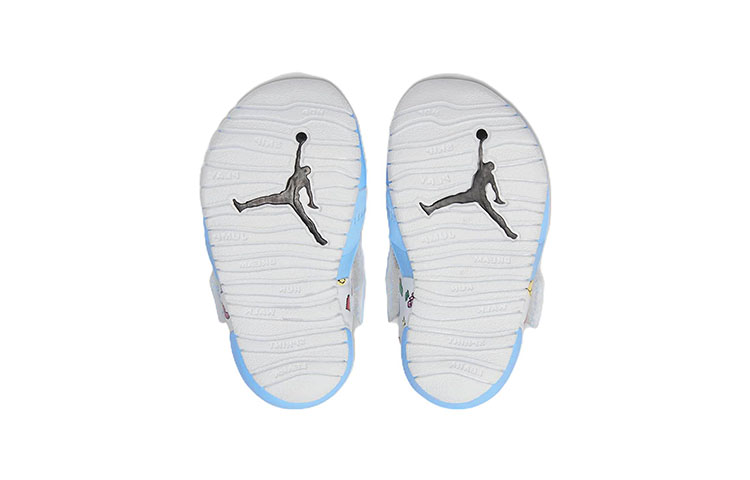 Details for (TD) Air Jordan Flare ''Bleu Université Jaune Citron Blanc'' DM8972-417