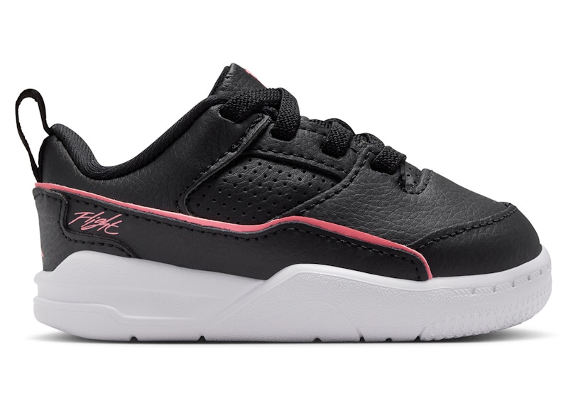 (Toddler) Air Jordan Flight Court Black Pink Gaze HF3331-009