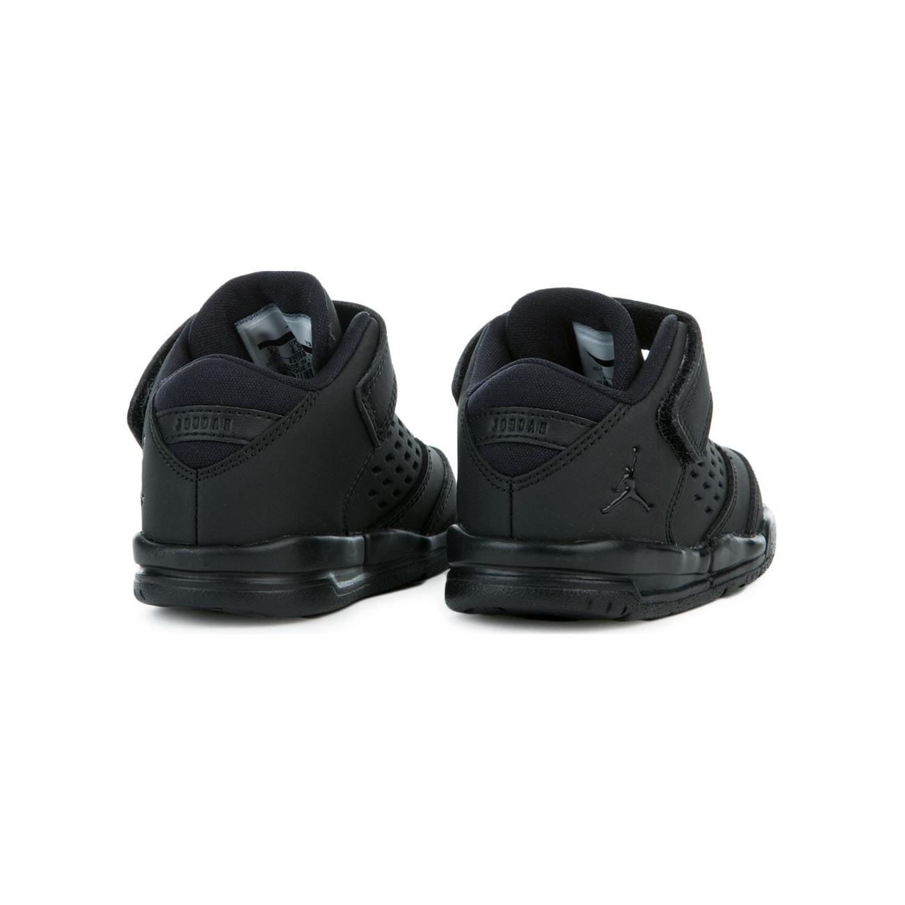 Lookbook (TD) Air Jordan Flight Origin 4 BT 'Triple Black' Lelaki & Kanak-Kanak Hitam Penuh. 921198-010