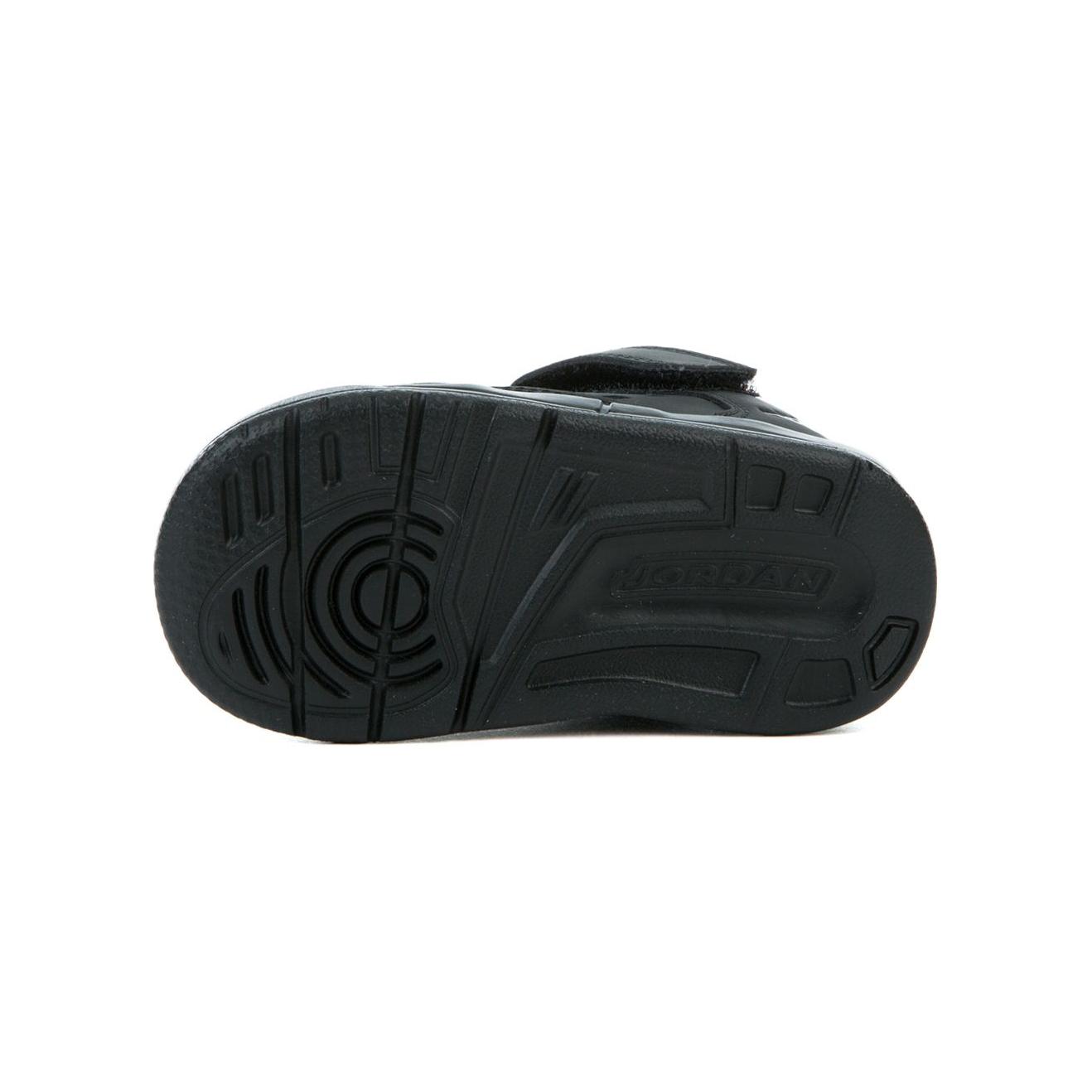 Shop (TD) Air Jordan Flight Origin 4 BT 'Triple Black' Lelaki & Kanak-Kanak Hitam Penuh. 921198-010