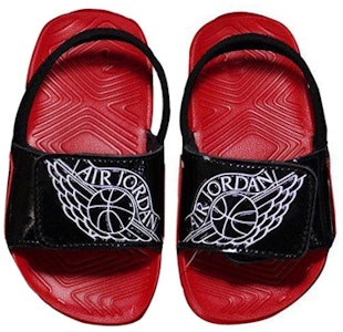 (TD) 에어 조던 하이드로 7 찍찍이 슬리퍼 블랙 레드 AA2519-001 Lookbook (TD) 에어 조던 하이드로 7 찍찍이 슬리퍼 블랙 레드 AA2519-001