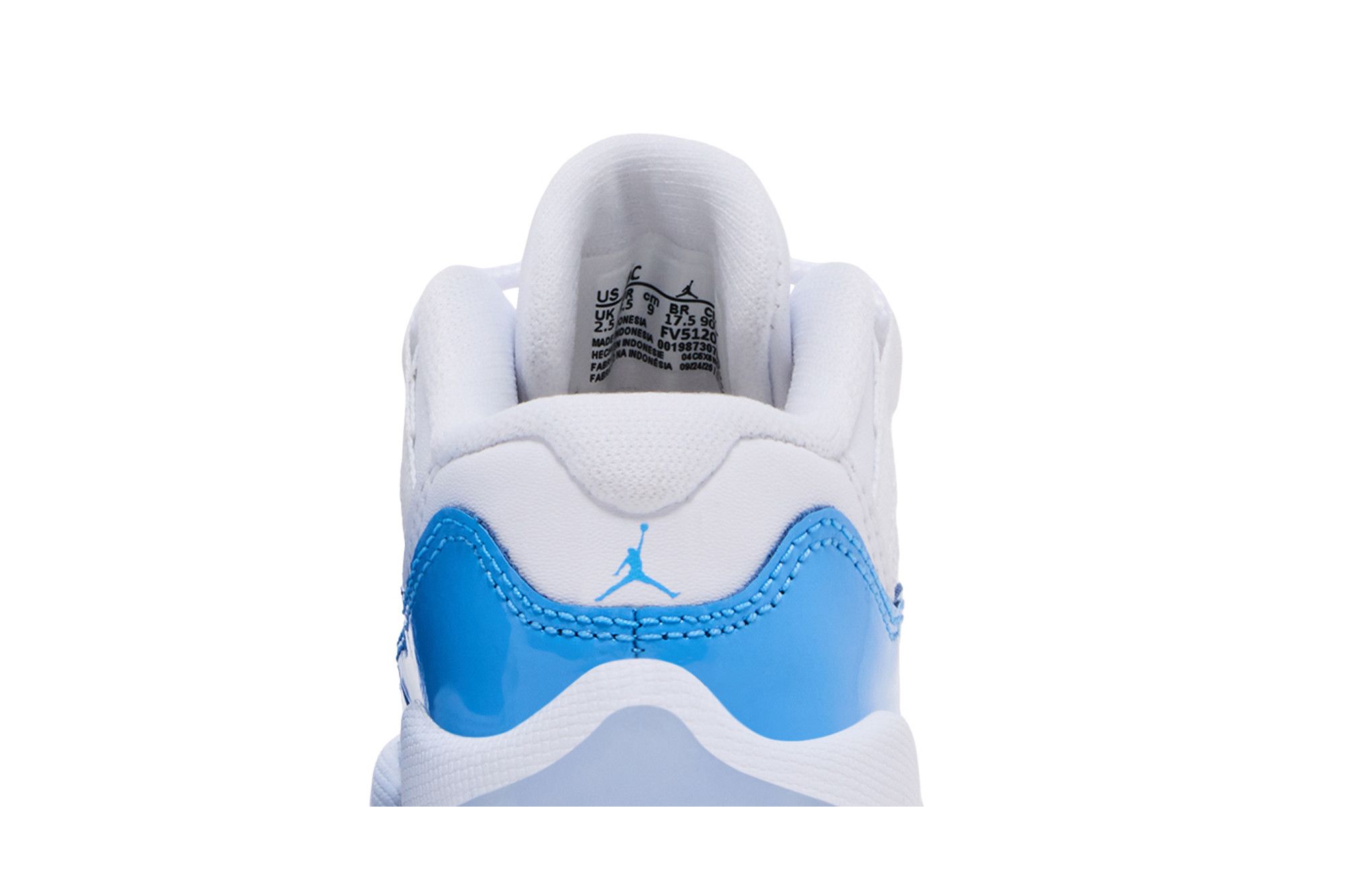 Sizing (TD) Air Jordan 11 Retro Low 2026 ''University Blue'' FV5120-100