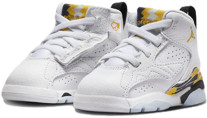 (Toddler) Air Jordan Jumpman MVP White Black Yellow Ochre DZ5576-107 Lookbook (Toddler) Air Jordan Jumpman MVP White Black Yellow Ochre DZ5576-107