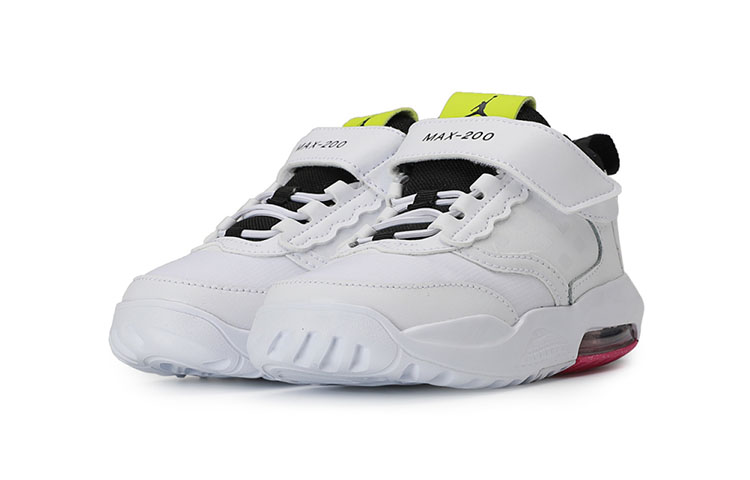 Order TD嬰童 Air Jordan Max 200 低幫輕便運動鞋 白黑紫