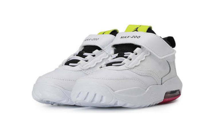 Shop TD嬰童 Air Jordan Max 200 低幫輕便運動鞋 白黑紫