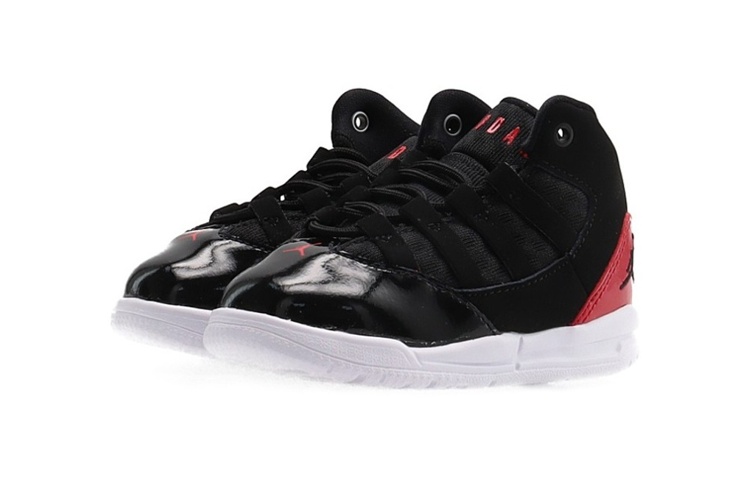 Lookbook (TD) エア ジョーダン マックス オーラ BT 黒/赤 AQ9215-006