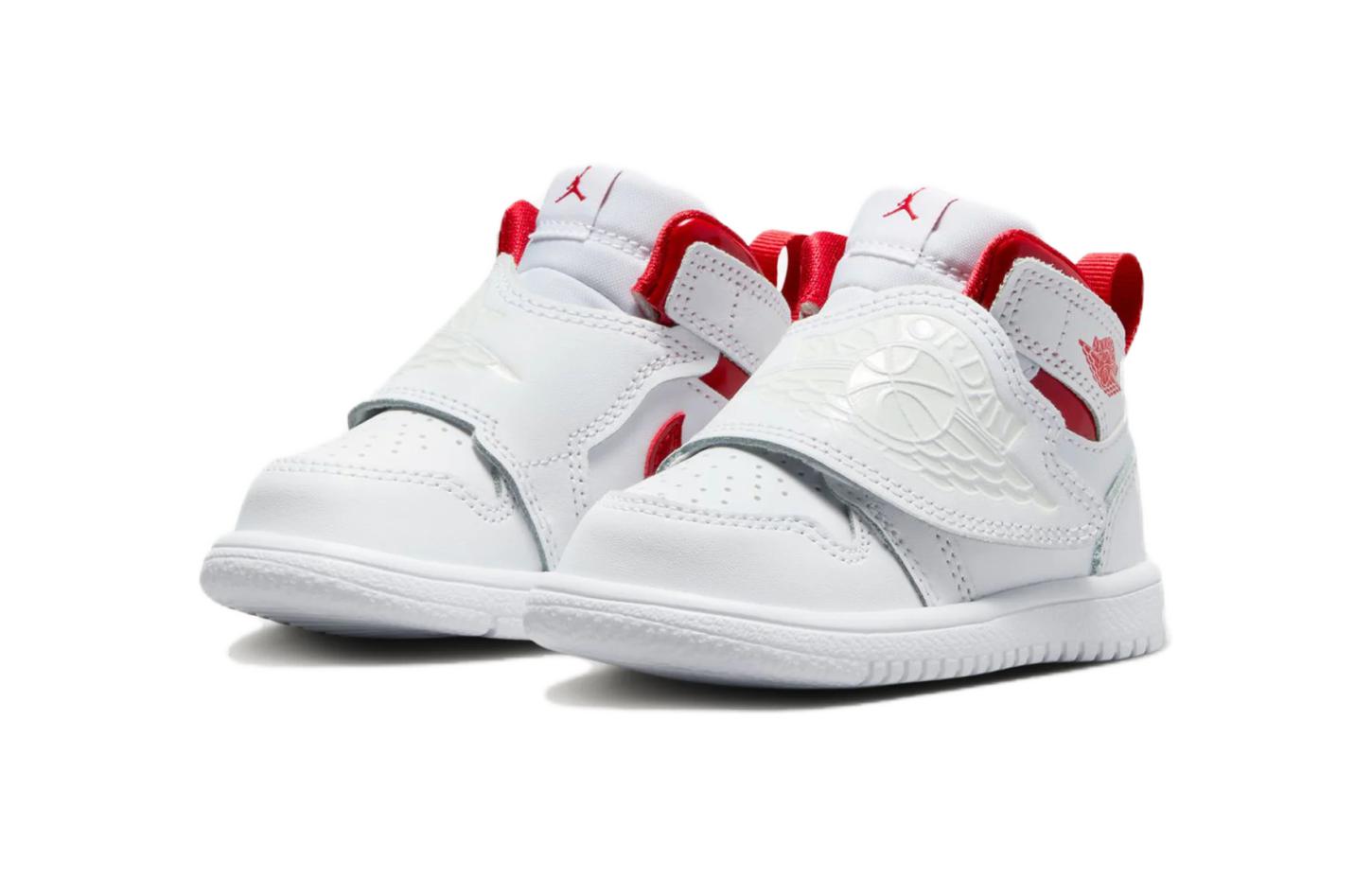 Lookbook (TD) Air Jordan Sky 1 ''Blanc Rouge Varsity'' BQ7196-103