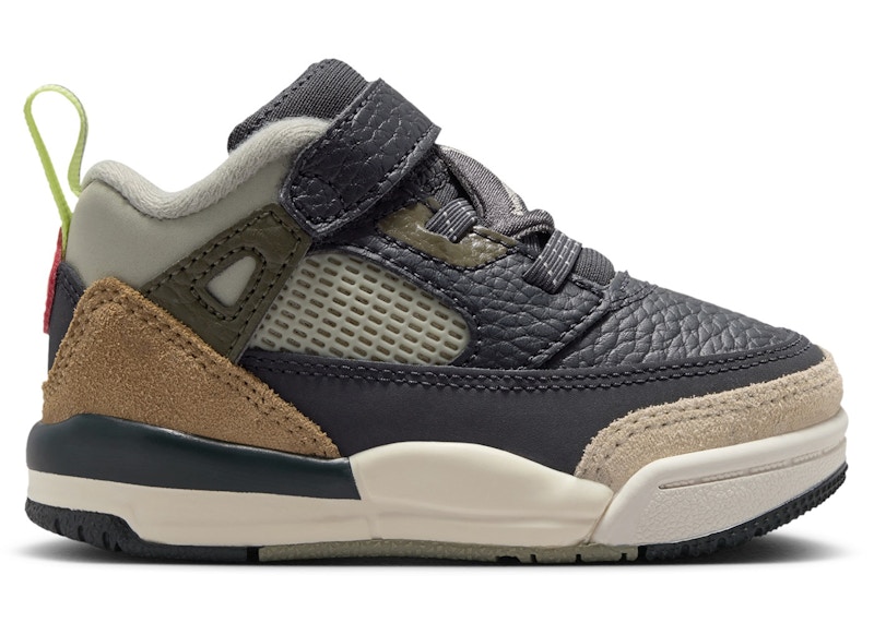 (Toddler) Air Jordan Spizike Low Anthracite Mango Cargo Khaki FQ3952-007