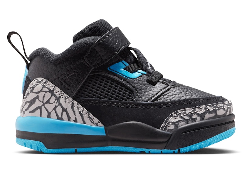(Toddler) Air Jordan Spizike Low Black Gamma Blue FQ3952-005
