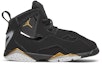 Buy (TD) Air Jordan True Flight 'Hitam Emas Metalik' 343797-070