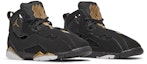 Cheap (TD) Air Jordan True Flight 'Hitam Emas Metalik' 343797-070