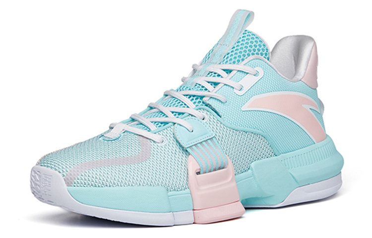 Lookbook (TD) Anta 1 Squeaky Basketbalschoenen Professioneel ''Sky Blue Pink'' 112221618-3
