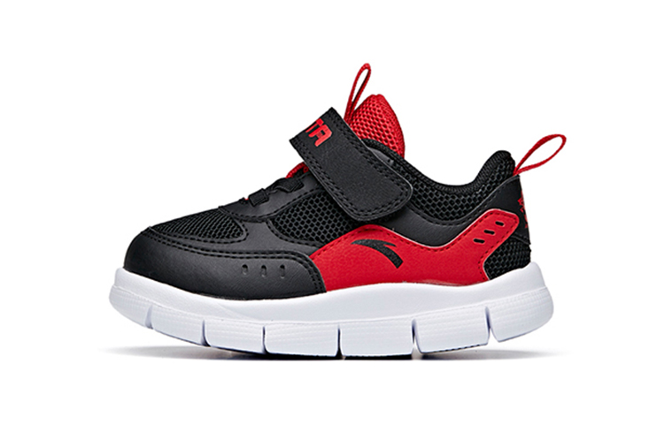 (Toddler) Anta 'Black Red' A332130009-3