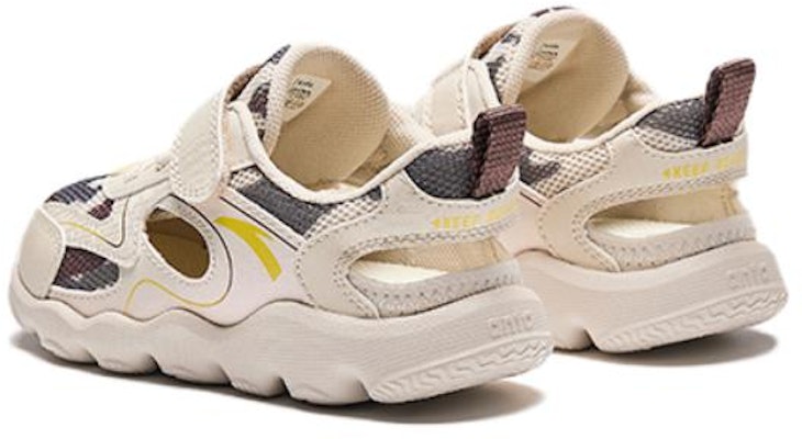 (Toddler) Anta Baby Walking Sandals 'Beige Grey Yellow' A312420010-1 Lookbook (Toddler) Anta Baby Walking Sandals 'Beige Grey Yellow' A312420010-1