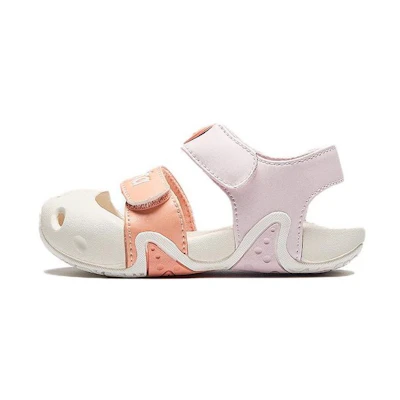 (TD) Anta Baby Walking Sandals 'White Pink Orange'