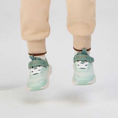 (TD) アンタ 通気性メッシュ ランニングシューズ 'グリーン' 312230010-3 1